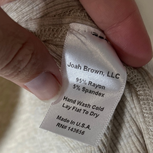 Joah Brown Live In Slouchy Tee Oatmeal OS - Picture 7 of 11